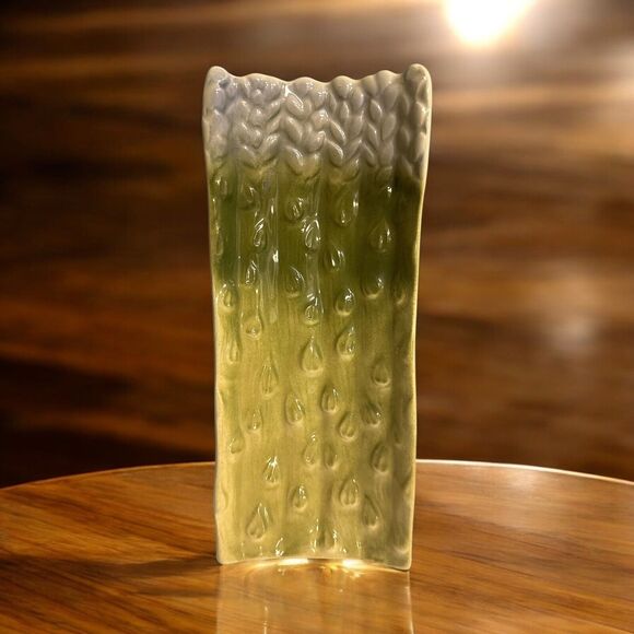 Vintage MCM Asparagus Appetizer Ceramic Serving Dish Cardinal Made In USA - Picture 1 of 4